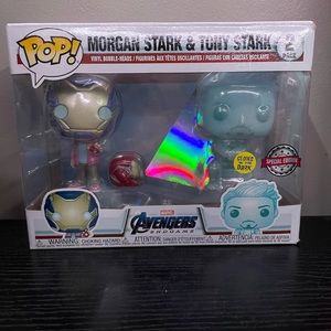 Morgan and Tony Stark